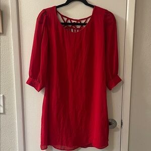 Elegant Red Women's Top